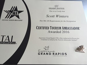 Certified Tourism Ambassador Certificate