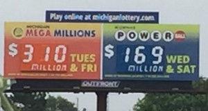 Michigan Sate Lottery Billboard