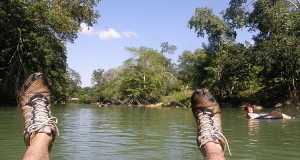 Tubing Down the River