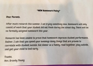 Homework Policy