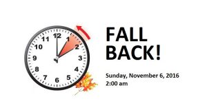 Fall Back Time Change