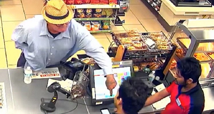 Man Robs Store with Finger