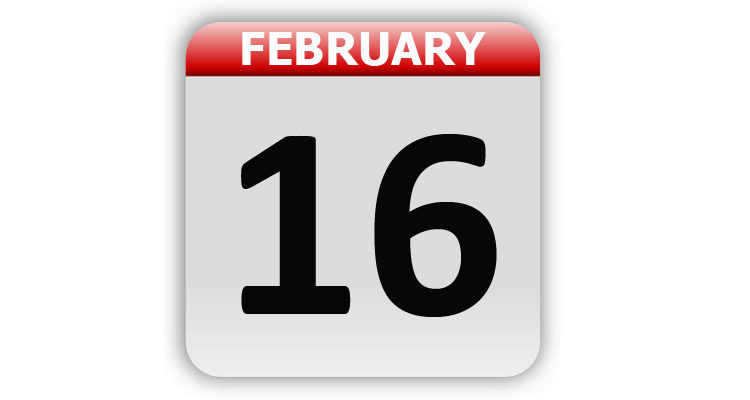 February 16