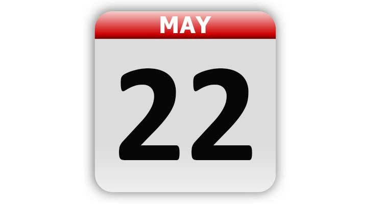 May 22