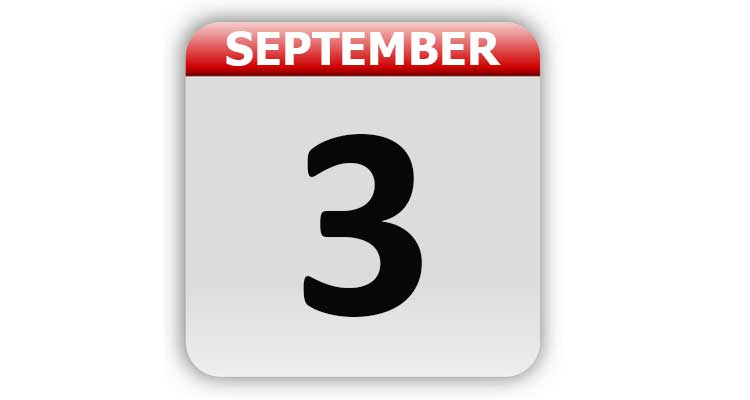 September 3 in History