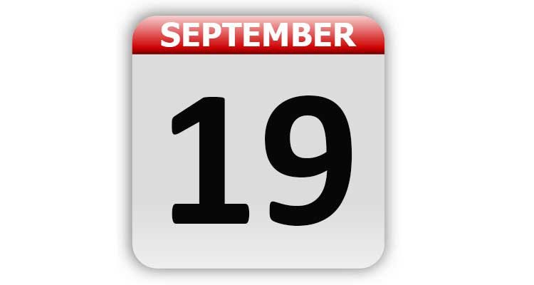 September 19