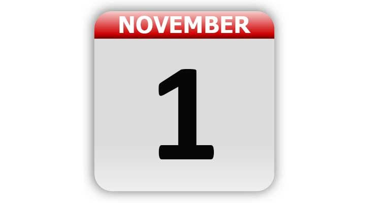 November 1