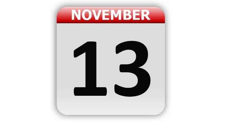 November 13