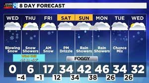 8 Day Forecast