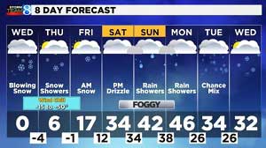 8 Day Forecast