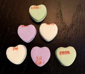 Sweethearts Candies with Messages