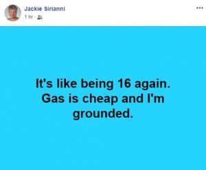 Jackie Facebook Post