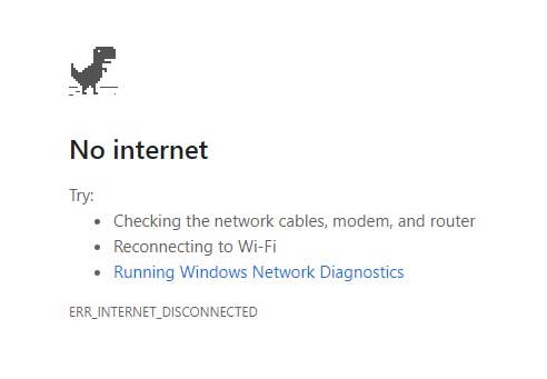 No Internet