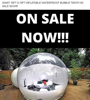 Waterproof Bubble Tent