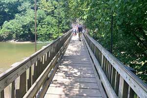 Turkey Run State Park Suspension Bridge