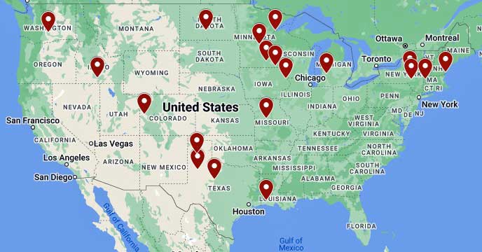 Radio Affiliate Map